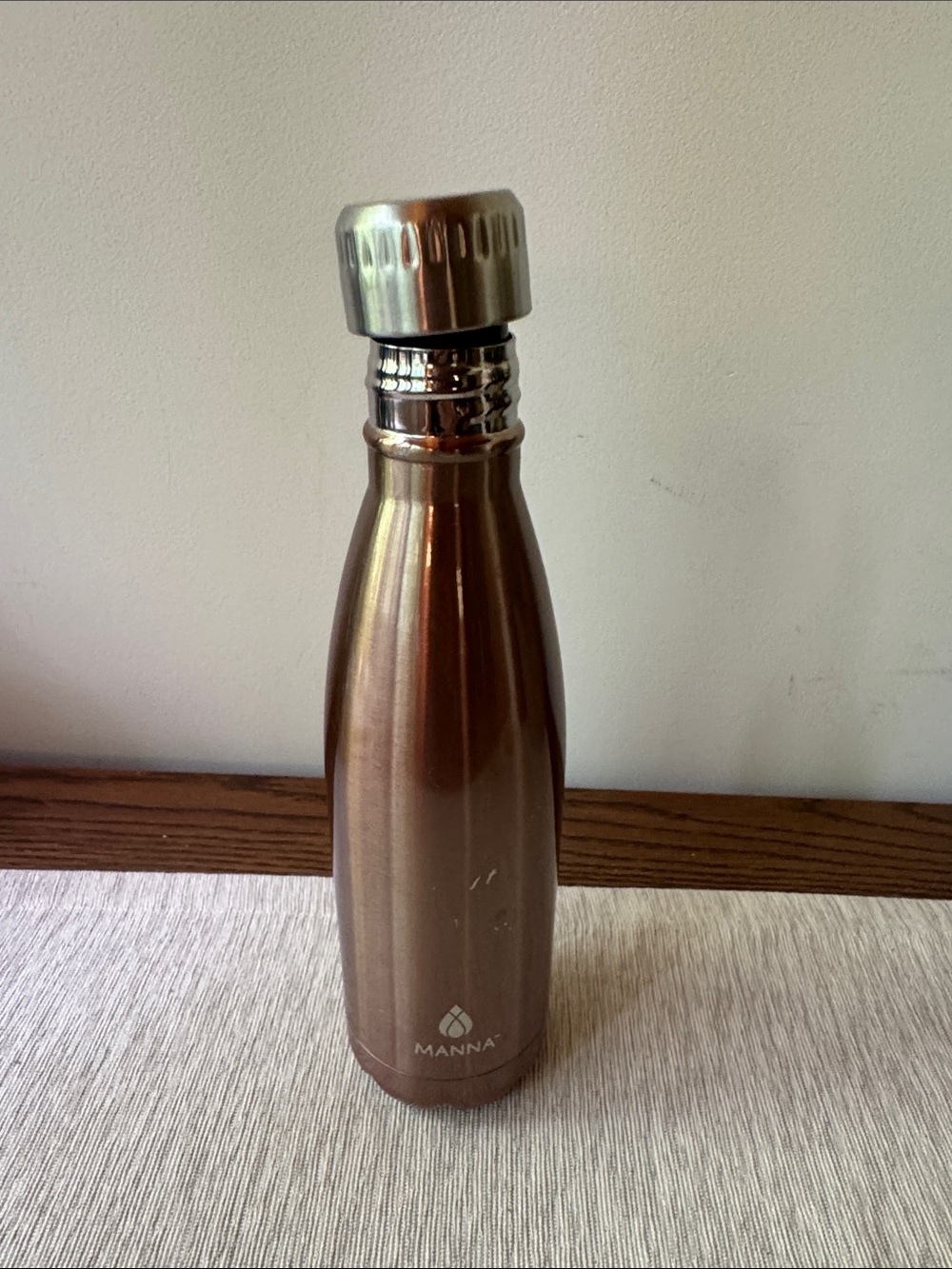 Metallic bronze Manna stainless water bottle